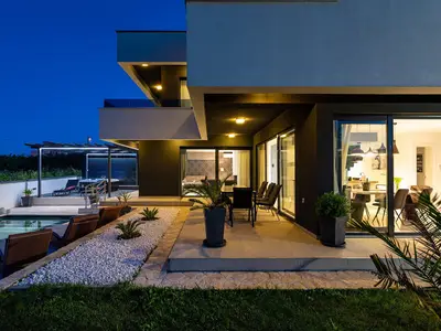 outside