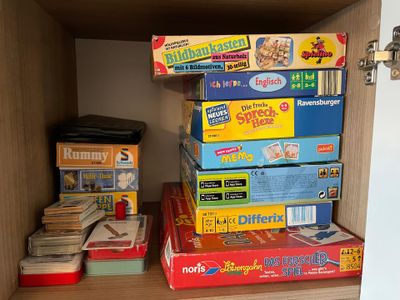 Wohnzimmer Spielesammlung