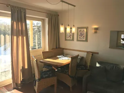 Essecke mit direktem Terrassenzugang