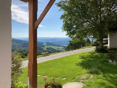 Aussicht vom Ferienhaus [Sommer]