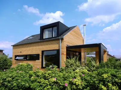 Schickes Holzchalet "Henk" - Ferienhaus an der Ostsee - Strand 500m - mit Kamin - Tiny House - Lodge