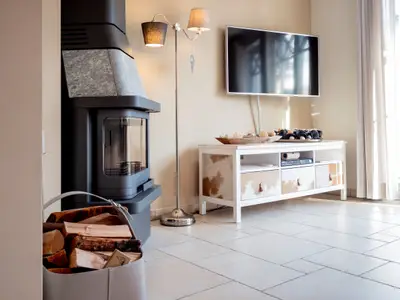 Kamin und TV