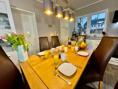 Großzügiger Essbereich