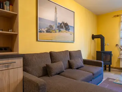 Wohnzimmer mit Kaminofen