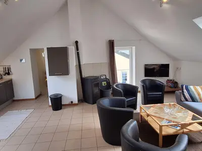 Wohnbereich im Dachgeschoss