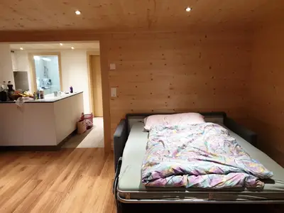 Schlafsofa in Wohnbereich
