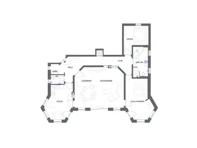 Grundriss FeWo Halbig