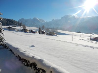 Blick vom Balkon