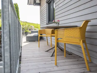 Sitzgelegenheit auf dem Balkon
