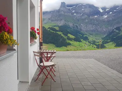 Terrasse mit Blick ins Bunderlen