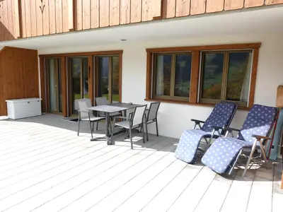 Terrasse im Sommer