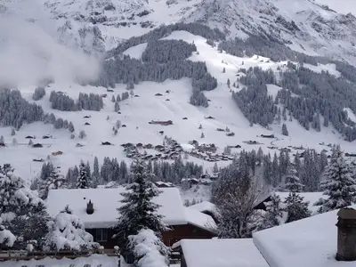 Aussicht Wohnung Winter