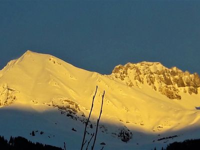 Abendstimmung vom Balkon