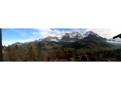 Panoramasicht vom Balkon