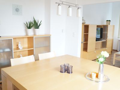 Gemütliches Esszimmer der Ferienwohnung