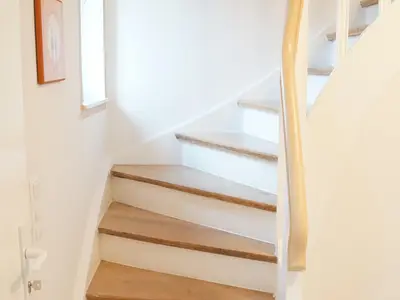 Die Treppe ins 1. OG