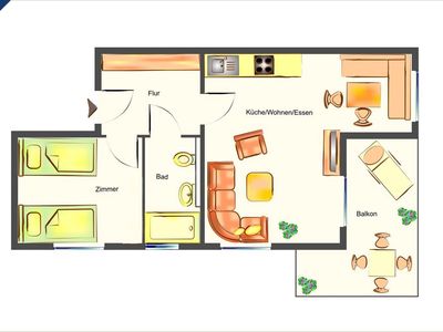 Ferienwohnung für 4 Personen (42 m²) in Ahlbeck 7/10