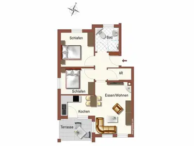 Ferienwohnung für 5 Personen (69 m²) in Ahlbeck 7/10