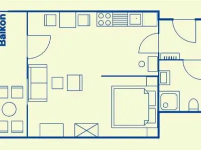 Ferienwohnung für 2 Personen (34 m²) in Ahlbeck 6/6