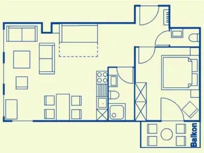 Ferienwohnung für 3 Personen (48 m²) in Ahlbeck 6/6