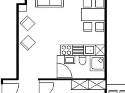 Ferienwohnung für 3 Personen (48 m²) in Ahlbeck 6/7