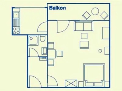 Ferienwohnung für 2 Personen (37 m²) in Ahlbeck 8/10