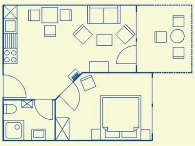 Ferienwohnung für 2 Personen (33 m²) in Ahlbeck 7/7