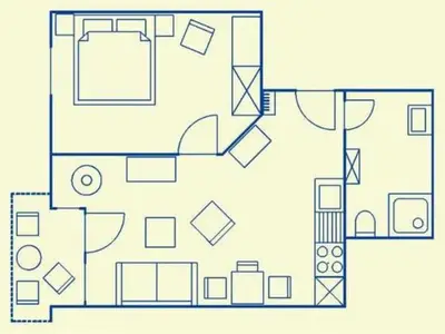 Ferienwohnung für 2 Personen (34 m²) in Ahlbeck 7/7