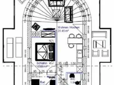 Ferienwohnung für 2 Personen (50 m²) in Ahlbeck 3/6