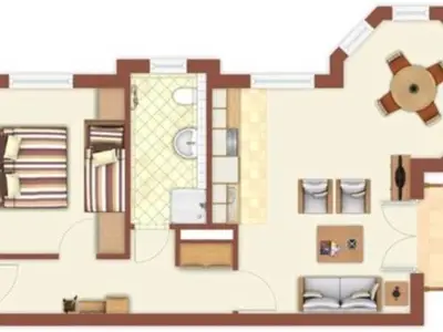 Ferienwohnung für 4 Personen (54 m²) in Ahlbeck 4/10