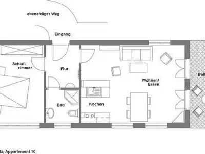 Ferienwohnung für 4 Personen (54 m²) in Ahlbeck 9/10
