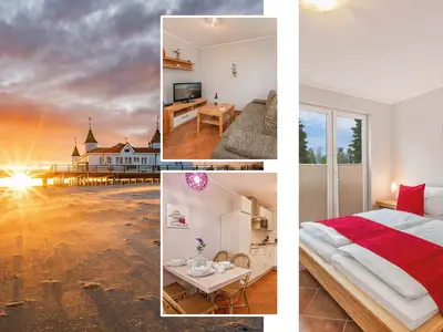 Ferienwohnung für 4 Personen (35 m²) in Ahlbeck 1/10