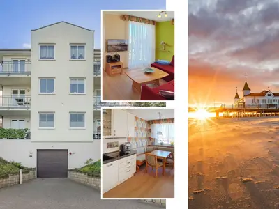 Ferienwohnung für 4 Personen (42 m²) in Ahlbeck 1/10