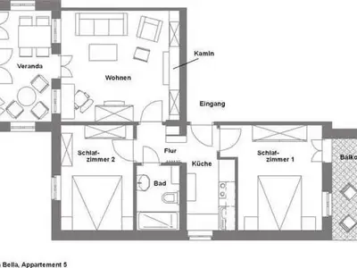 Ferienwohnung für 4 Personen (75 m²) in Ahlbeck 4/10