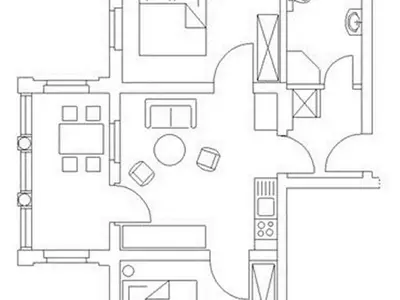 Ferienwohnung für 4 Personen (64 m²) in Ahlbeck 5/10