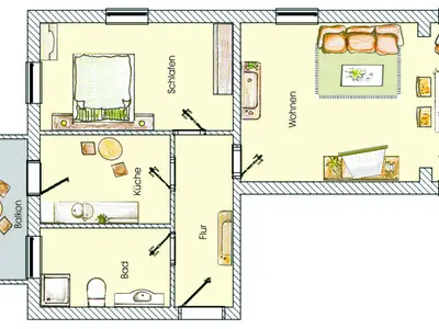 Ferienwohnung für 4 Personen (78 m²) in Ahlbeck 10/10
