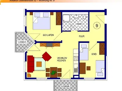 Ferienwohnung für 5 Personen (65 m²) in Ahlbeck 10/10
