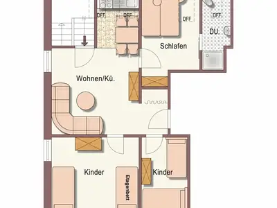 Schwalbennest: Grundrissskizze