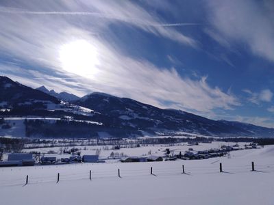 Appartement Dorrer - Blick nach Haus i. E