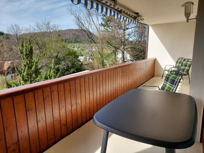 Balkon mit Aussicht