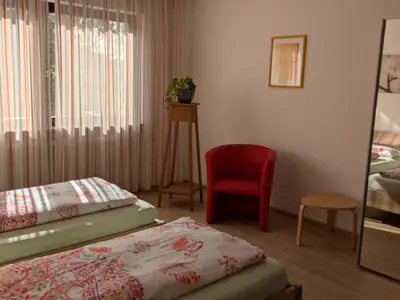 BEDROOM, INSIDE, OUTSIDE