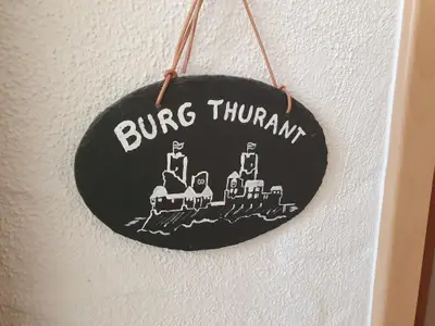 Fewo Burg Thurant: Eingang