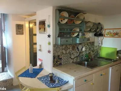 Living Room with Kitchenette