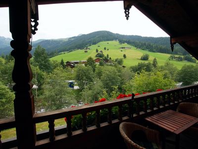 Blick vom Balkon