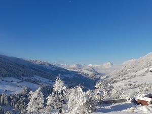 Aussicht Tal auswärts Winter