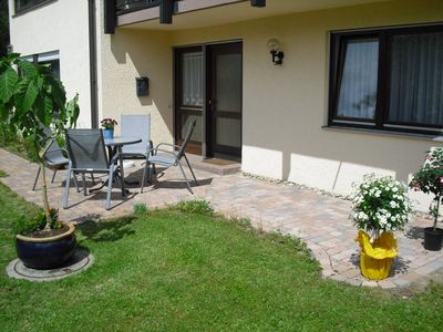 Garten der Ferienwohnung