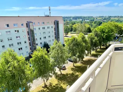 Blick vom Balkon