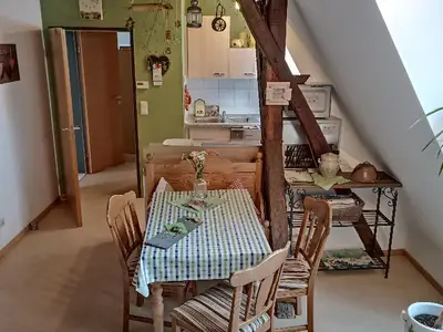 Wohnküche mit Essber