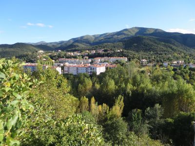 vue du balcon