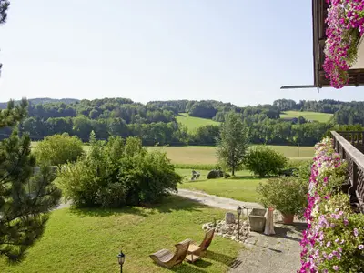 Aussicht vom Balkon